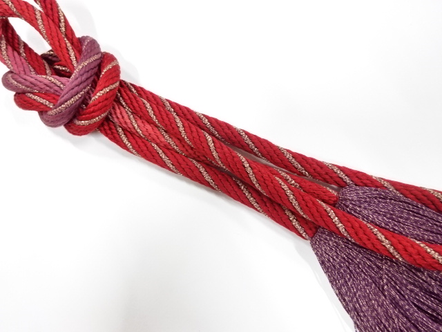 正絹　手組帯締め